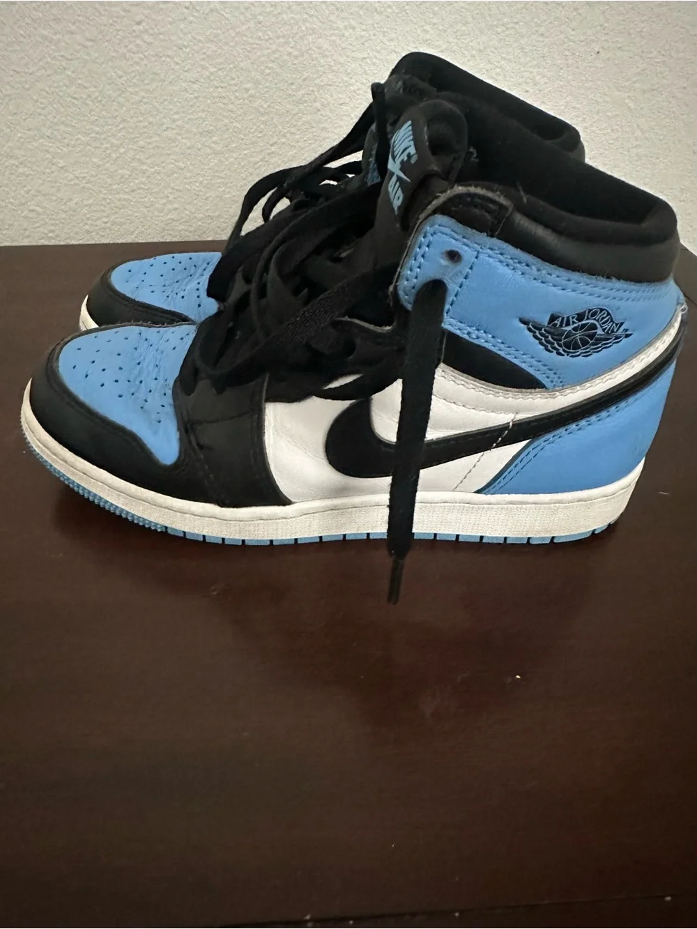 Jordan Kids' High-Top Sneakers in Black/Blue/White